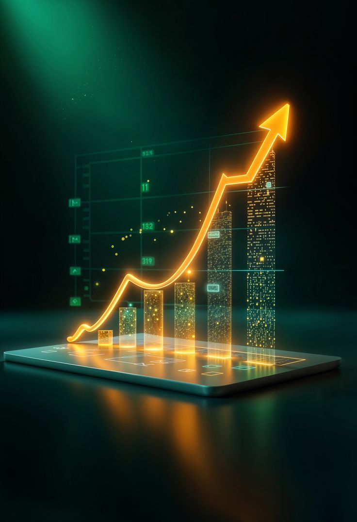 Growth chart illustration